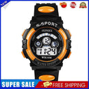 5pcs Multifunction Waterproof Sports Electronic Children Watches (Orange)