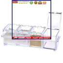 Four Compartments Seasoning Box Safe Material Seasoning Jar Set with Box Co