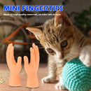 1 Pair Soft Plastic Safety Small Simulation Hands Puppet Pet Interactive To