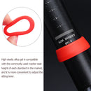RISK Bicycle Seat Post Silicone Ring Waterproof Protector (Red 30-35mm)