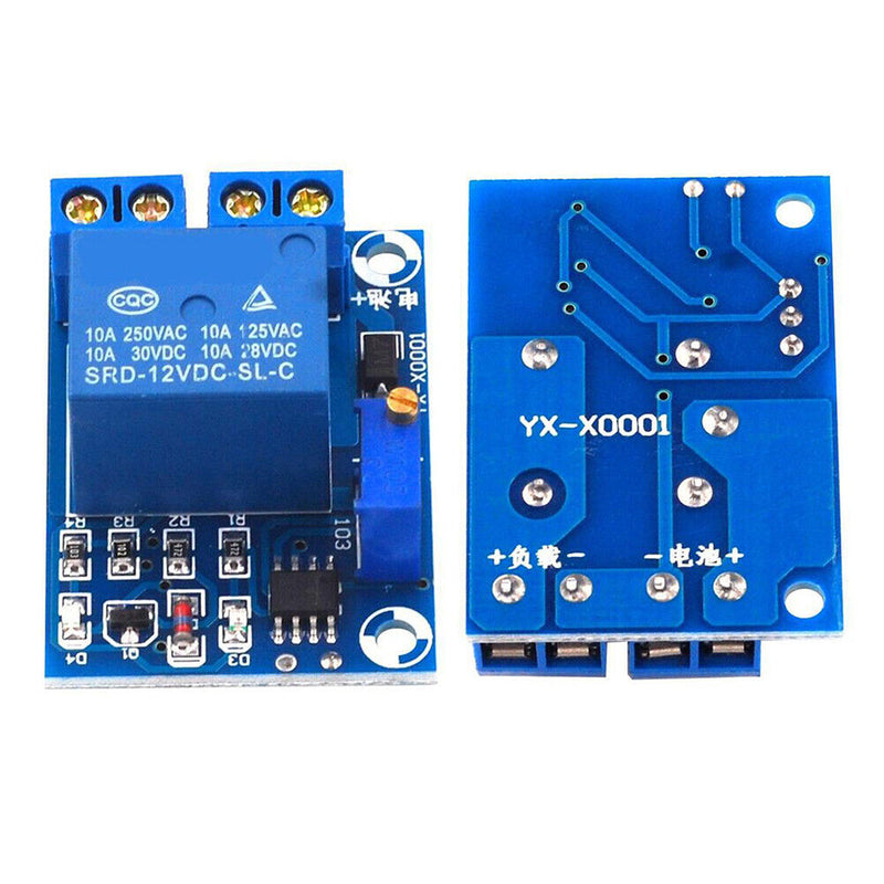 12V Battery Low Voltage Cut off Switch Recovery Module Charging Controller Board