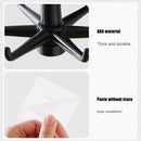 360 Degrees Rotating Hook Holder Bathroom Organizar Storage Hanger (Black) Newly