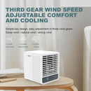 Removable for Cleaning Air Cooler Cooling Fan Humidifier with 7 LED Colors Light