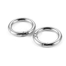 2pcs 2cm Circle O Ring Connection Alloy Metal Bags Belt Buckles DIY Accessori