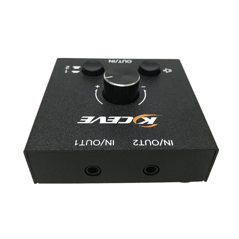 Dual Way 2x1/1x2 3.5mm Stereo Audio Bi-Direction Switcher Audio Switch Splitter