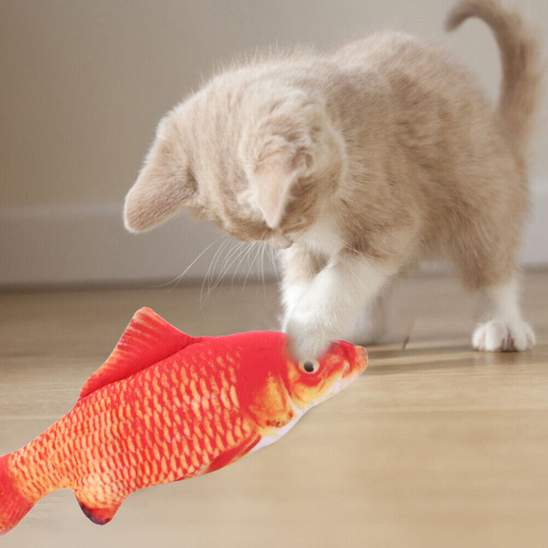 Pet USB Electric Simulation Fish Shaped Funny Cat Interactive Pl