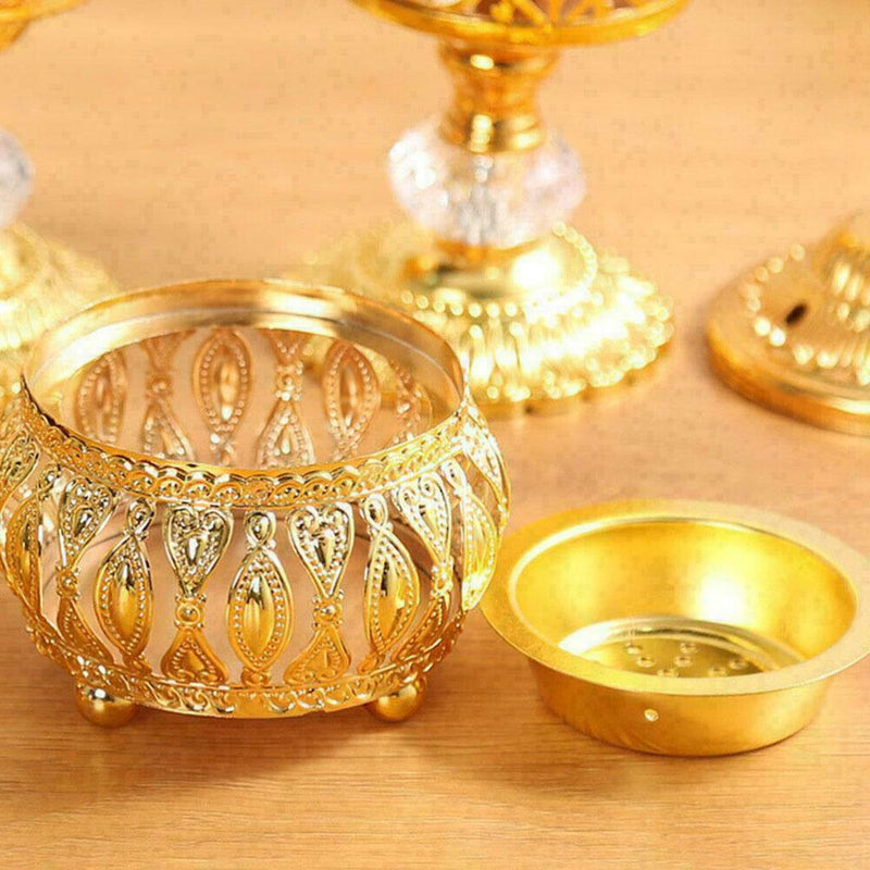 1x Delicate Middle East European Lace Incense Burner Decoration For Home J1P4
