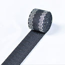 1.2m Self Adhesive Pant Edge Paste Cloth Sewing Trouser Mouth Paste (Black)