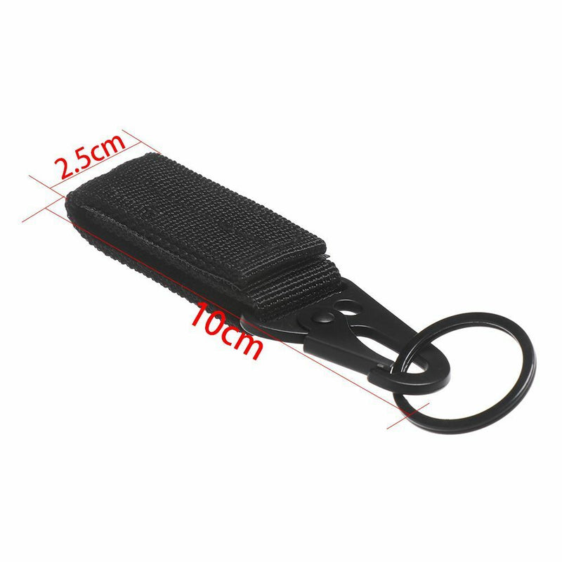 Water Bottle Hanger Hook Buckle Backpack Keychains Nylon Belt Carabiner