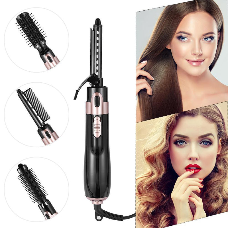 Professional Hair Dryer Electric Hot Air Comb Brush Hair Curler
