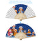 Hand Painted Folding Fan Oil Paint By Numbers DIY Kid Concert Draw Picture Gift