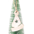 3pcs DIY Christmas Wooden Hanging Ornaments Nordic Style Window Decorations