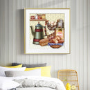 Kettle Mosaic Drill Point Diamond Painting Rhinestone Handicraft Bedroom Decor