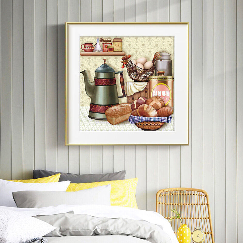 Kettle Mosaic Drill Point Diamond Painting Rhinestone Handicraft Bedroom Decor