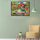 DIY Diamond Painting Kits Rural Farm Full Round Drill Wall Home Decoration Gi