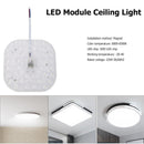 5pcs 36LED Module 18W Magnet Source Replace Ceiling Lights(White Light)