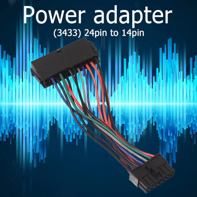 ATX 24 Pin to 14 Pin Adapter Power Cable Cord for Lenovo for IBM Q77 B75