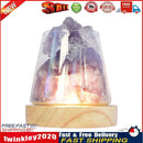 Table Crystal Rock Lamp with Aroma Therapy Rechargeable Air Diffuser (C) Newly