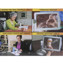 Portable 3X 180° Rotatable Desktop Reading Magnifier Glass with LED Light