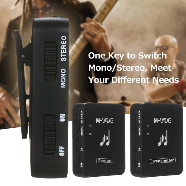 Wireless Earphone Monitor 2.4G Adapter USB Transmitter Music Audio Receiver