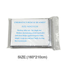 Outdoor Water Proof Emergency Rescue Blanket Foil Curtain (130x210cm)