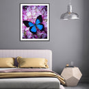 #A Full Round Diamond Painting 5D Flower Butterfly DIY Mosaic Decoration Handwor