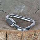 Triangle Mountain Rock Climbing Steel Screw Carabiner Lock X9U0 N7P5 Outdoo J1J2