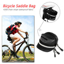 Bicycle Bag Outdoor Storage Pouch Waterproof Saddle Accessories (Black) Newly