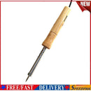Wood Handle Mini Soldering Iron Rework Station Electric Solder Iron (30W)