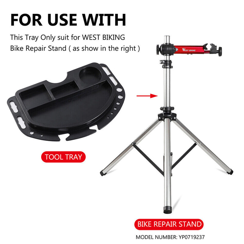 WEST BIKING Mountain Bike Tool Tray for Maintenance Display Storage Repair Stand