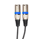 30cm XLR Cable 3Pin Female Jack to Dual 2 Male Audio Cable for Microphone M