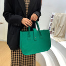 Women Brand Designer Felt Cloth Storage Bag Ladies Large Capacity Shopper Bag