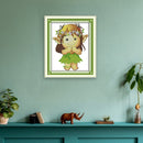 Part Embroidery Wood Elves 2-Strand 14CT Printed Fabric Cross Stitch Needlework