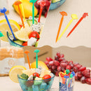 Animal Fruit Picks- Kids Bento Food-Grade Fork Picks for Baby Showers Parties