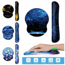 Support Mice Pad Mouse Mat Keyboard Pad Wrist Rest Memory Foam For PC Laptop