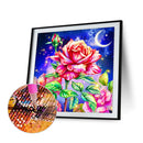 DIY Diamond Painting Kits Full Round Drill Shining Rose Mosaic Home Decoration