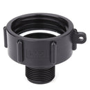 Plastic IBC Tank Fittings Coarse Threaded Cap Water Tap Adapter (2x1) Newly