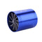 Car Modification Recording Turbine Gas Saver Supercharger Fit for Air Intake Sch