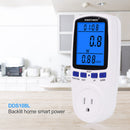 Backlight Plug in Power Meter Electricity Analyzer Socket Wattmeter (US)
