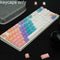 1set Keycaps For GH60/GK61/GK64/84/87/96/104/108/980 Mechanical Keyboards J4A7