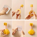 Rotatable Suction Cup Shower Head Holder Punch-Free Shower Rack Stand Bracket