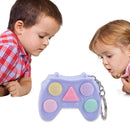 Portable Gamepad Shape Gadget Stress Relief Educational Toys (Light Blue) Newly