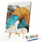 DIY Paint By Number Kit Frameless Ginkgo Abstract Handpainted Canvas Art Decor