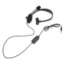 3.5mm Wired Monaural Headset with Noise Cancelling Microphone for PS4 Controller