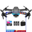 LS/RC F185 Pro 4K HD Single Camera FPV RC Drone with 3 Battery (Black)