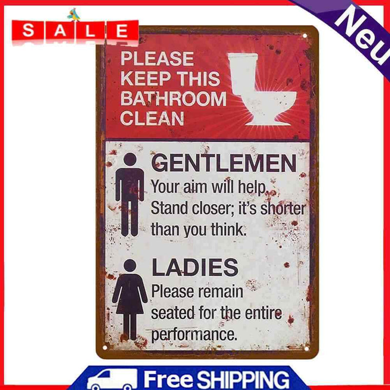 Home Weatherproof Retro Chic Letters Sign Iron Painting Wall Drawing Templates