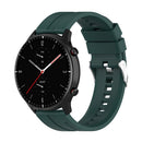 Universal Sports Watch Strap Silicone Replacement Solid Color Smart Wrist B