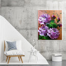 #A Flower Oil Paint By Numbers Kit DIY Acrylic Painting on Canvas Drawing Pictur