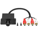 Universal Car Audio Amplifier Bass RCA Level Remote AA Volume Control F6K1 C1B3