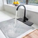 Kitchen Sink Splash Mat Faucet Splash Catcher Countertop Absorbent Mat Newly